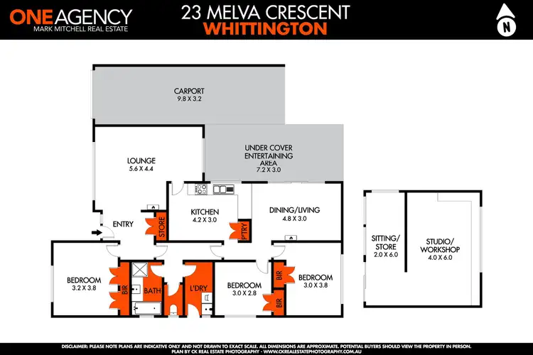 Floorplan of Homely house listing, 23 Melva Cresecent, Whittington VIC 3219