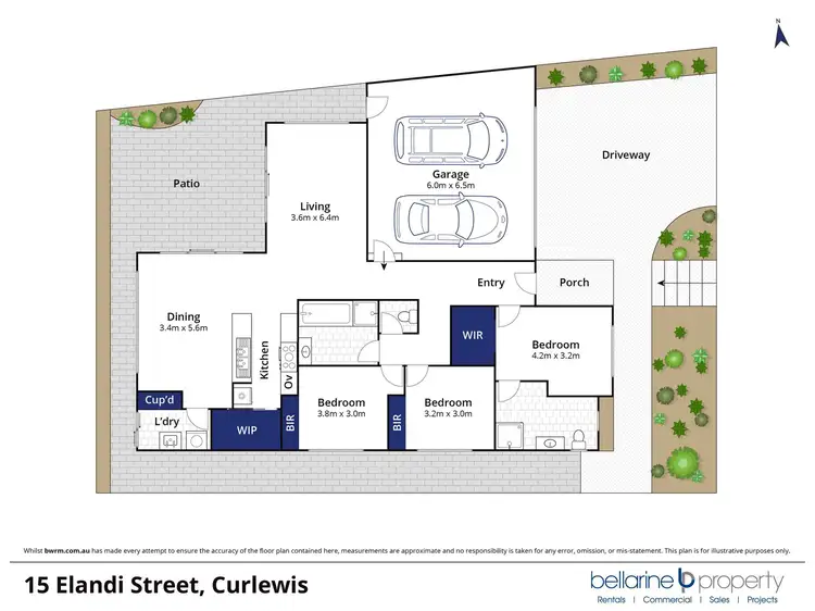 Floorplan of Homely house listing, 15 Elandi Street, Curlewis VIC 3222