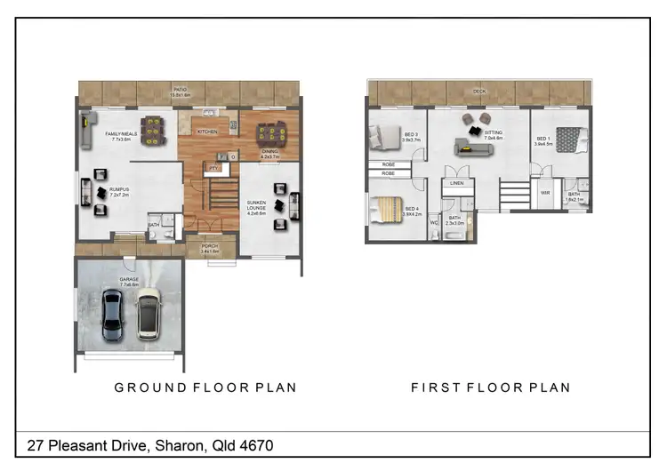 Floorplan of Homely rural property listing, 27 Pleasant Drive, Sharon QLD 4670