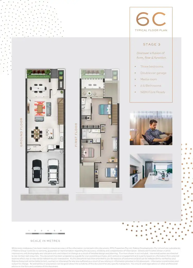 Floorplan of Homely townhouse listing, 40/2 Bella Avenue, Robina QLD 4226
