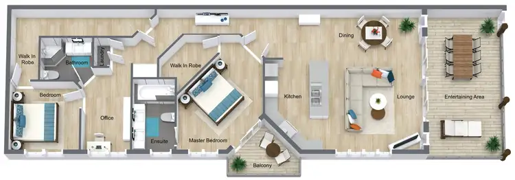 Floorplan of Homely apartment listing, 10/31 Sims Esplanade, Yorkeys Knob QLD 4878