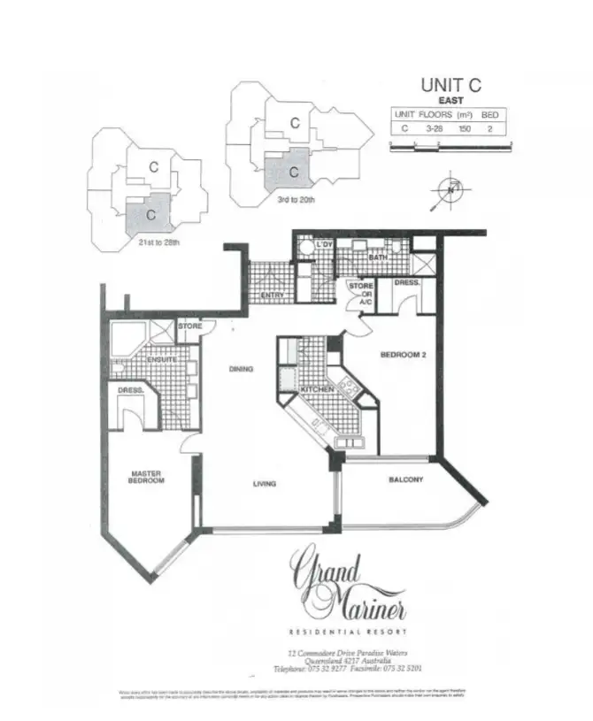 Floorplan of Homely unit listing, 36/12 Commodore Drive, Paradise Waters QLD 4217