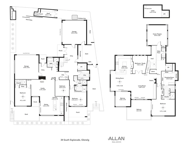Floorplan of Homely house listing, 34 South Esplanade, Glenelg South SA 5045