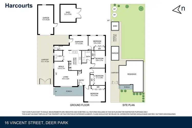 Floorplan of Homely house listing, 16 Vincent Street, Deer Park VIC 3023