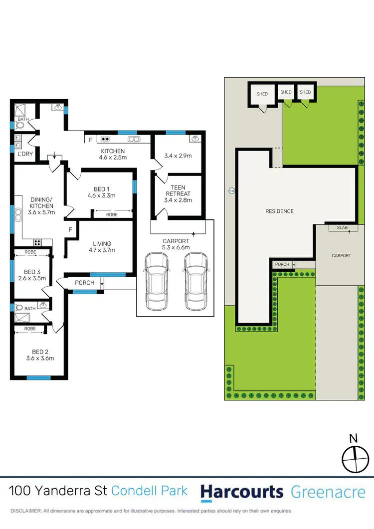 Floorplan of Homely house listing, 100 Yanderra Street, Condell Park NSW 2200