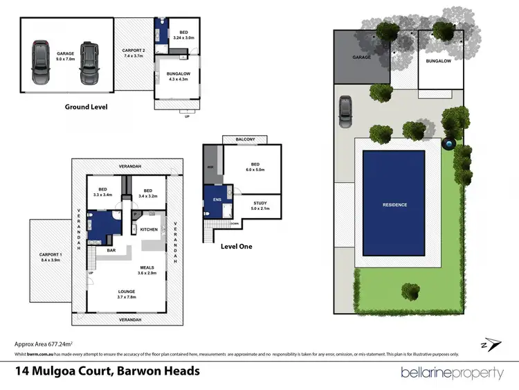 Floorplan of Homely house listing, 14 Mulgoa Court, Barwon Heads VIC 3227