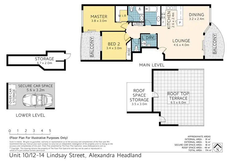 Floorplan of Homely unit listing, 10/12-14 Lindsay Street, Alexandra Headland QLD 4572