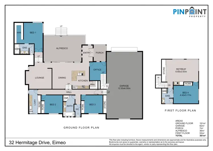Floorplan of Homely house listing, 32 Hermitage Drive, Eimeo QLD 4740