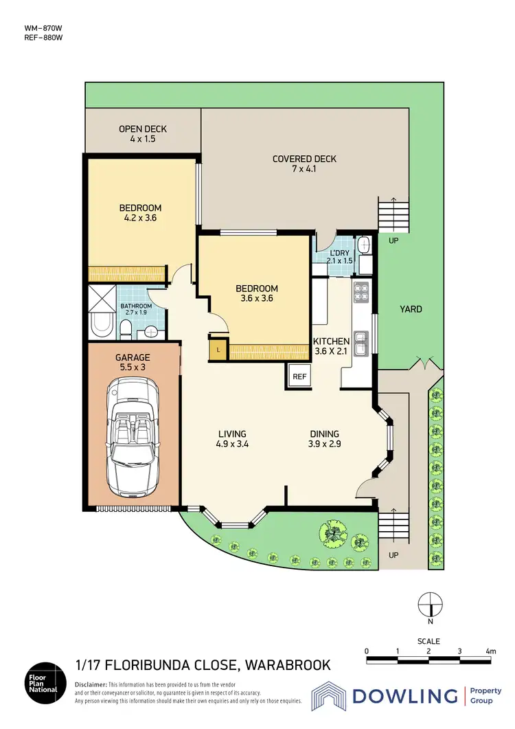 Floorplan of Homely villa listing, 1/17 Floribunda Close, Warabrook NSW 2304
