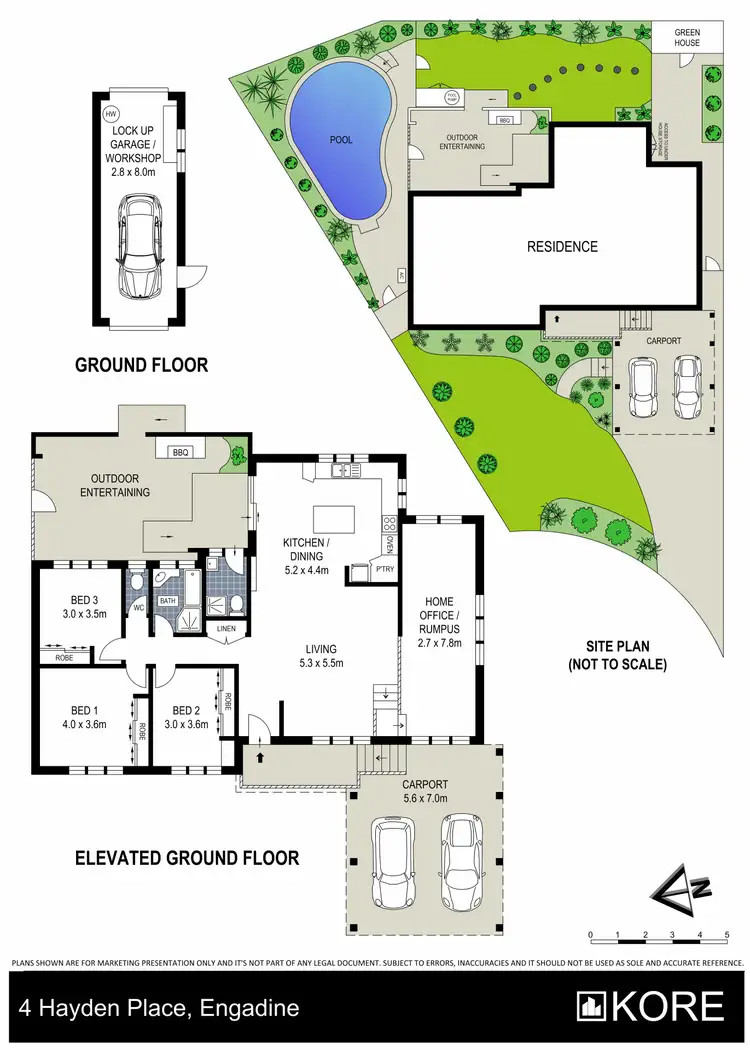 Floorplan of Homely house listing, 4 Hayden Place, Engadine NSW 2233