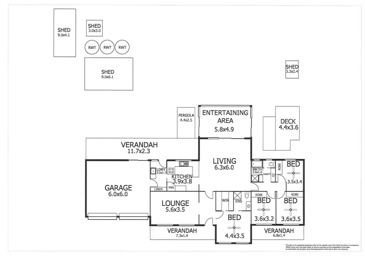 Floorplan of Homely house listing, 122 Christian Road, Murray Bridge SA 5253