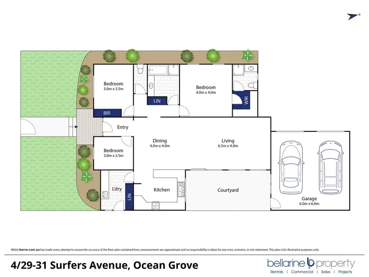 Floorplan of Homely townhouse listing, 4/29-31 Surfers Avenue, Ocean Grove VIC 3226