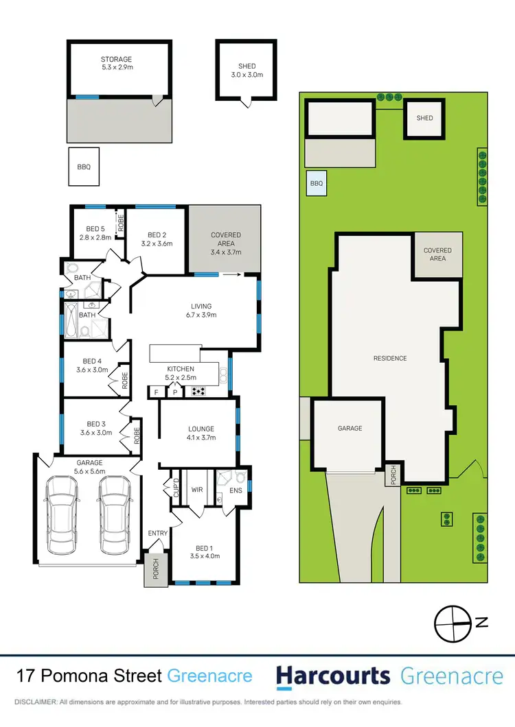 Floorplan of Homely house listing, 17 Pomona Street, Greenacre NSW 2190