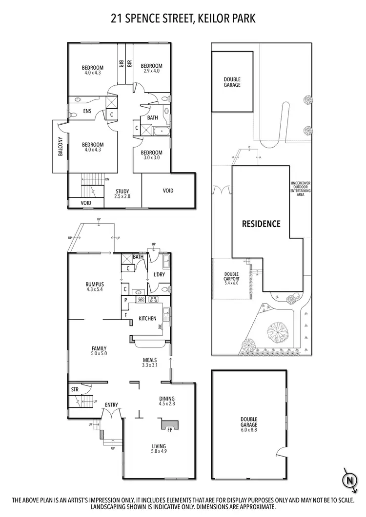 Floorplan of Homely house listing, 21 Spence Street, Keilor Park VIC 3042