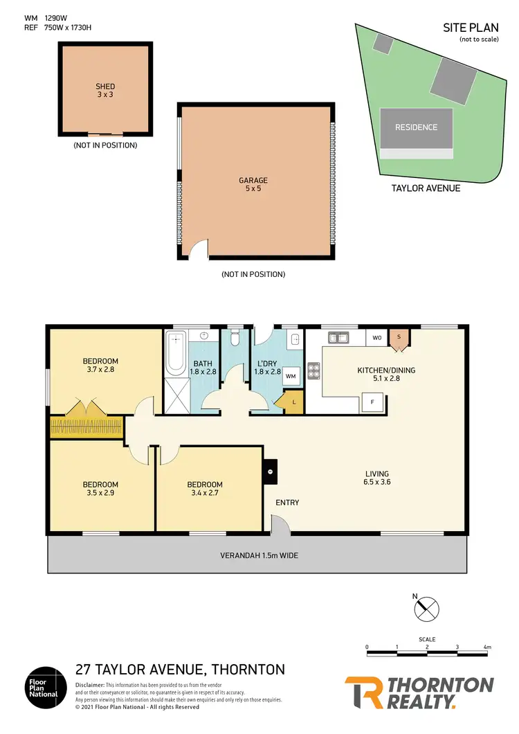 Floorplan of Homely house listing, 27 Taylor Avenue, Thornton NSW 2322