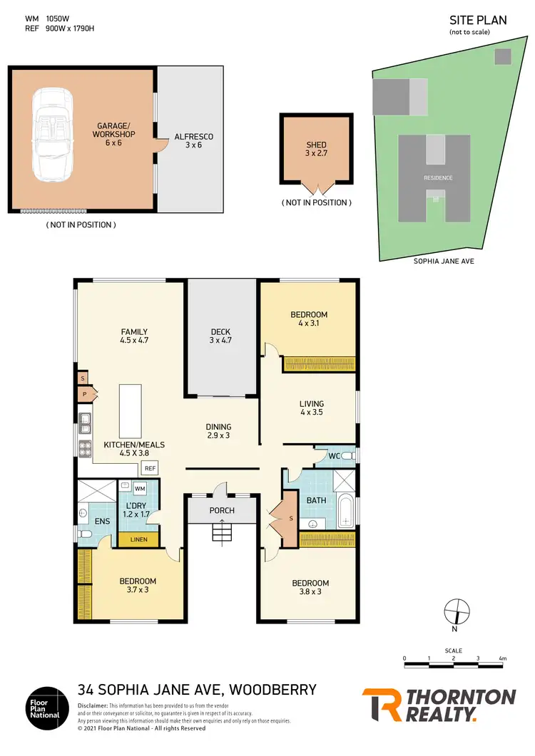 Floorplan of Homely house listing, 34 Sophia Jane Avenue, Woodberry NSW 2322