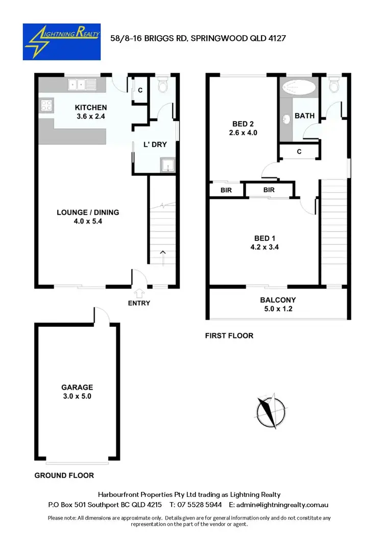 Floorplan of Homely townhouse listing, 58/8-16 Briggs Rd, Springwood QLD 4127