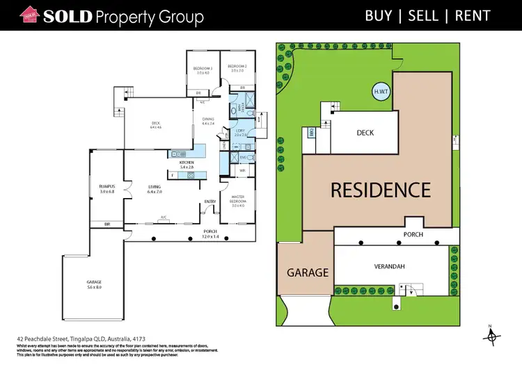 Floorplan of Homely house listing, 42 Peachdale Street, Tingalpa QLD 4173