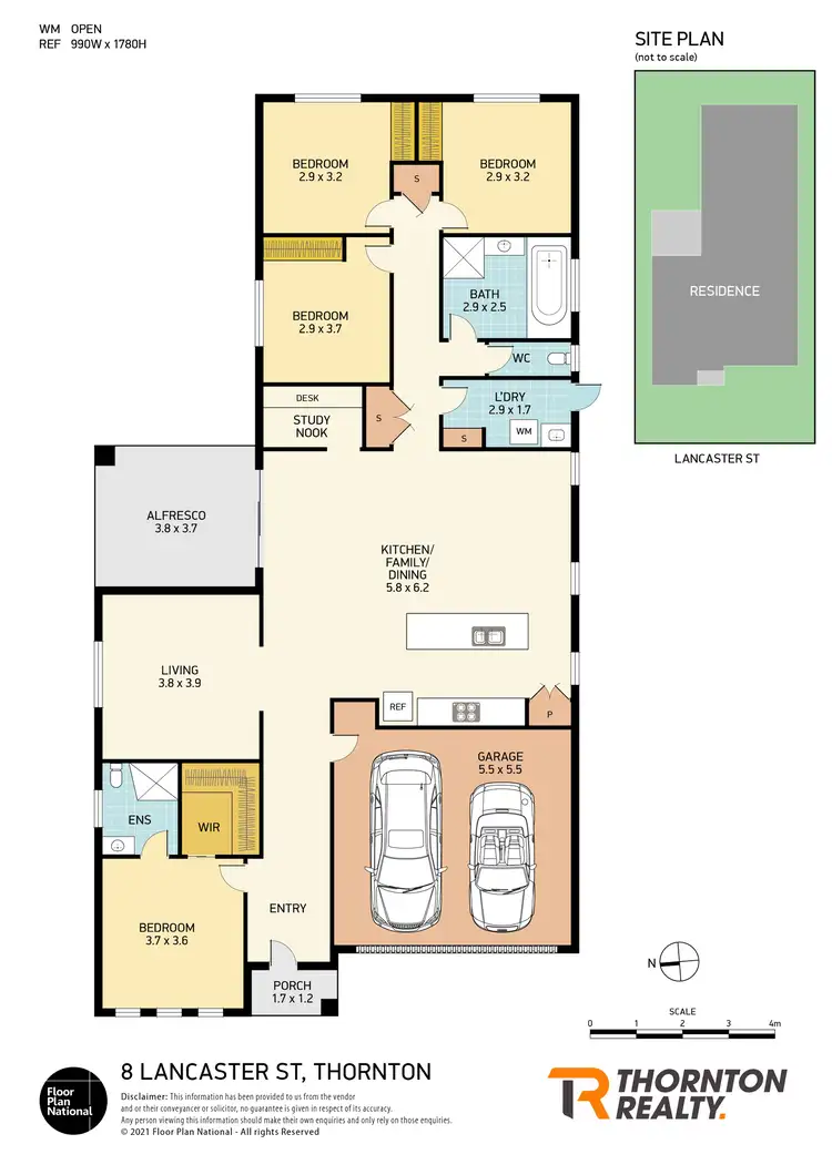 Floorplan of Homely house listing, 8 Lancaster Street, Thornton NSW 2322
