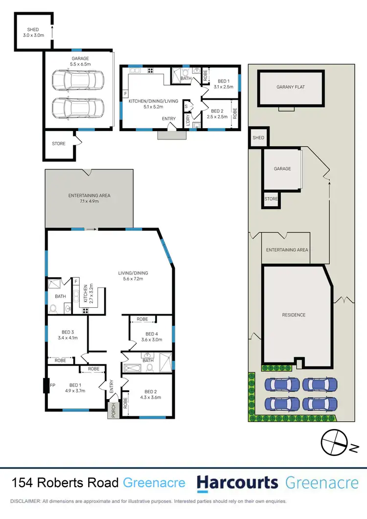 Floorplan of Homely house listing, 154 Roberts Road, Greenacre NSW 2190