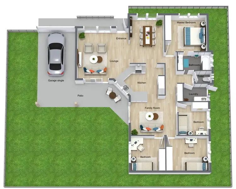 Floorplan of Homely house listing, 123 Barnard Drive, Mount Sheridan QLD 4868