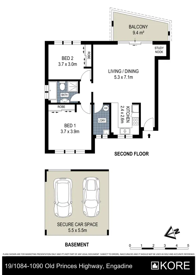 Floorplan of Homely apartment listing, 19/1084-1090 Old Princes Highway, Engadine NSW 2233