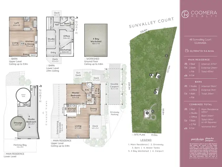 Floorplan of Homely rural property listing, 48 Sunvalley Court, Guanaba QLD 4210