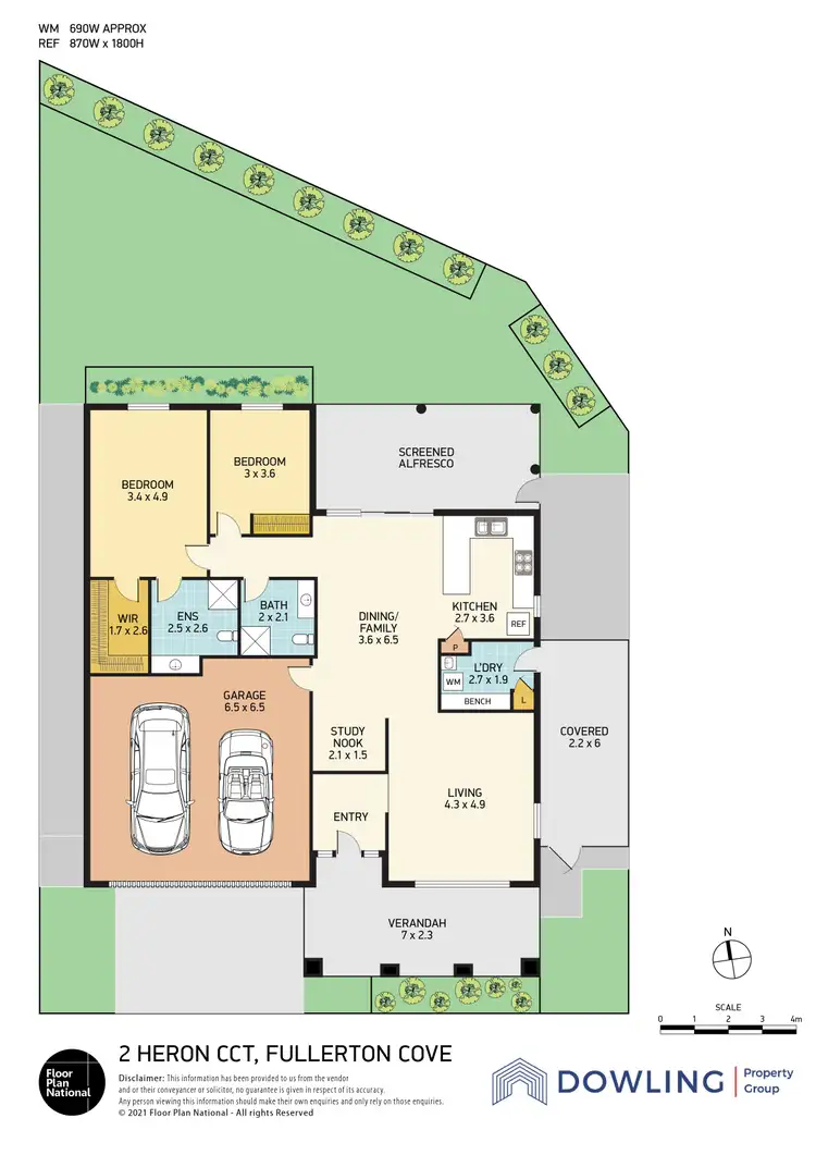 Floorplan of Homely house listing, 2 Heron Circuit, Fullerton Cove NSW 2318