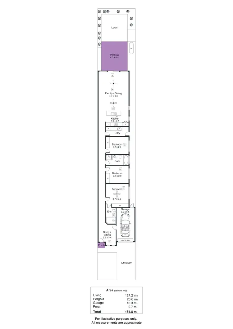 Floorplan of Homely unit listing, 37 Waterman Terrace, Mitchell Park SA 5043