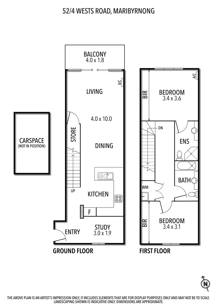Floorplan of Homely apartment listing, 52/4 Wests Road, Maribyrnong VIC 3032