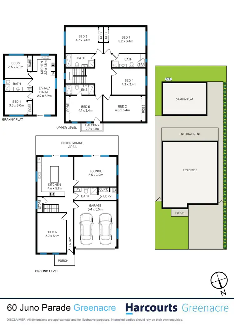 Floorplan of Homely house listing, 60 Juno Parade, Greenacre NSW 2190