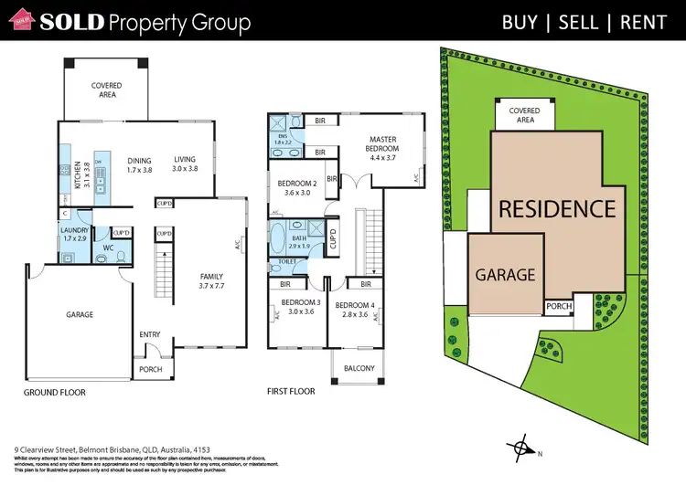 Floorplan of Homely house listing, 9 Clearview St, Belmont QLD 4153