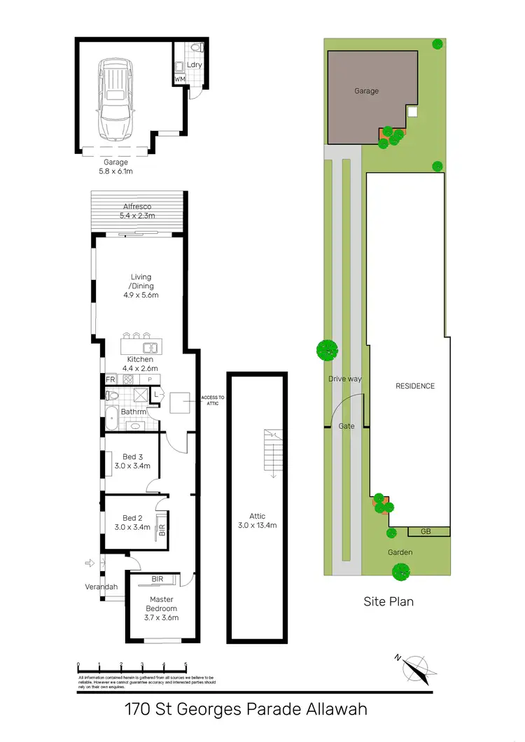 Floorplan of Homely house listing, 170 St Georges Parade, Allawah NSW 2218