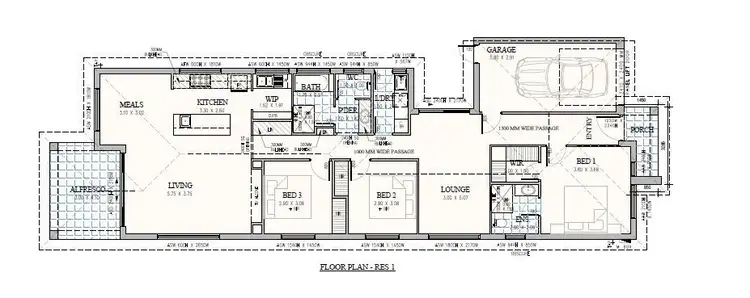 Floorplan of Homely land listing, Lot 2, 378 Wright Road, Para Vista SA 5093