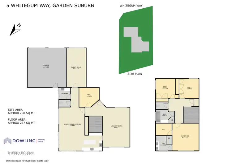Floorplan of Homely house listing, 5 Whitegum Way, Garden Suburb NSW 2289