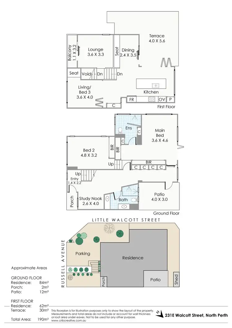 Floorplan of Homely house listing, 231E Walcott Street, North Perth WA 6006