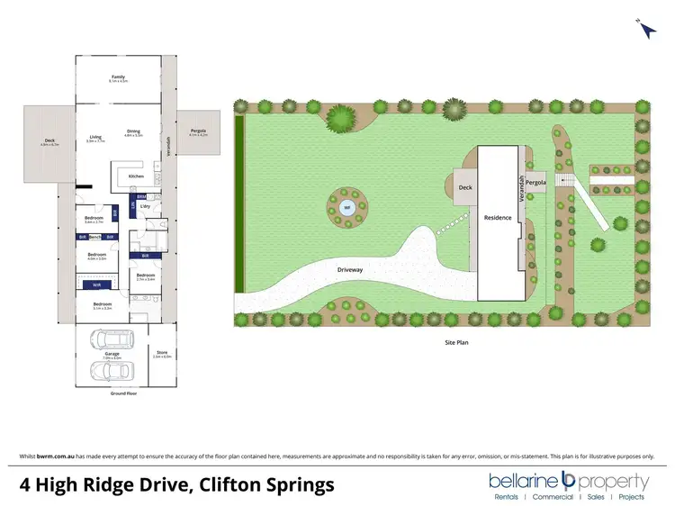 Floorplan of Homely rural property listing, 4 High Ridge Drive, Clifton Springs VIC 3222
