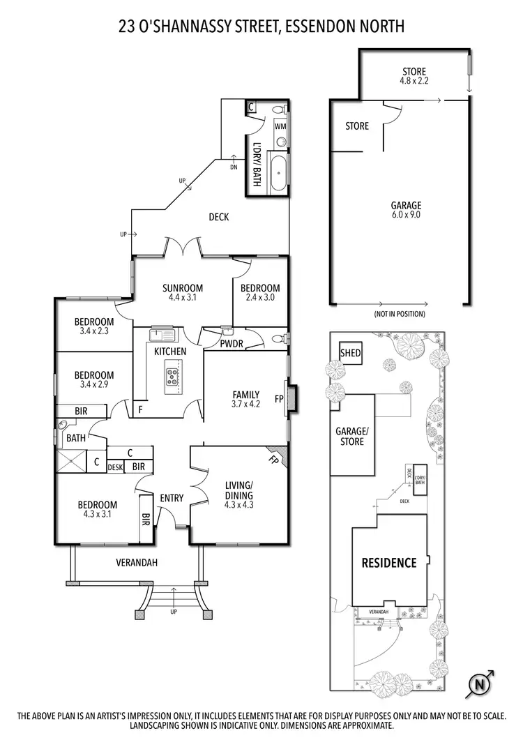 Floorplan of Homely house listing, 23 O'Shannassy Street, Essendon North VIC 3041
