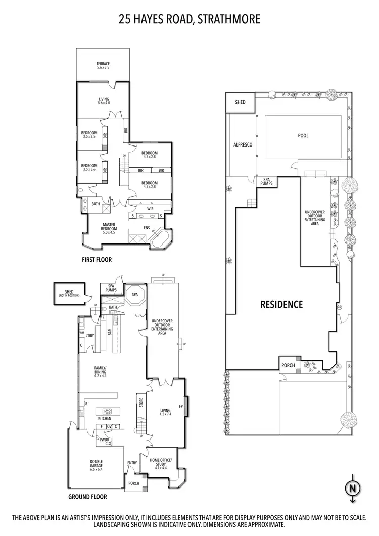 Floorplan of Homely house listing, 25 Hayes Road, Strathmore VIC 3041