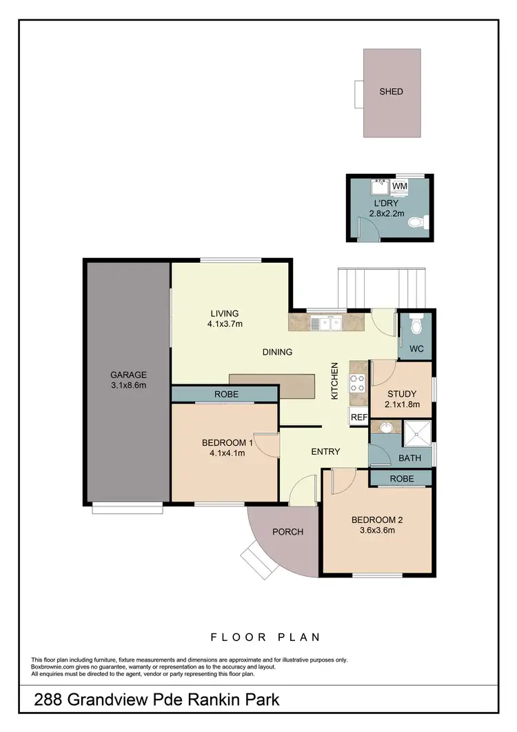 Floorplan of Homely house listing, 288 Grandview Road, Rankin Park NSW 2287