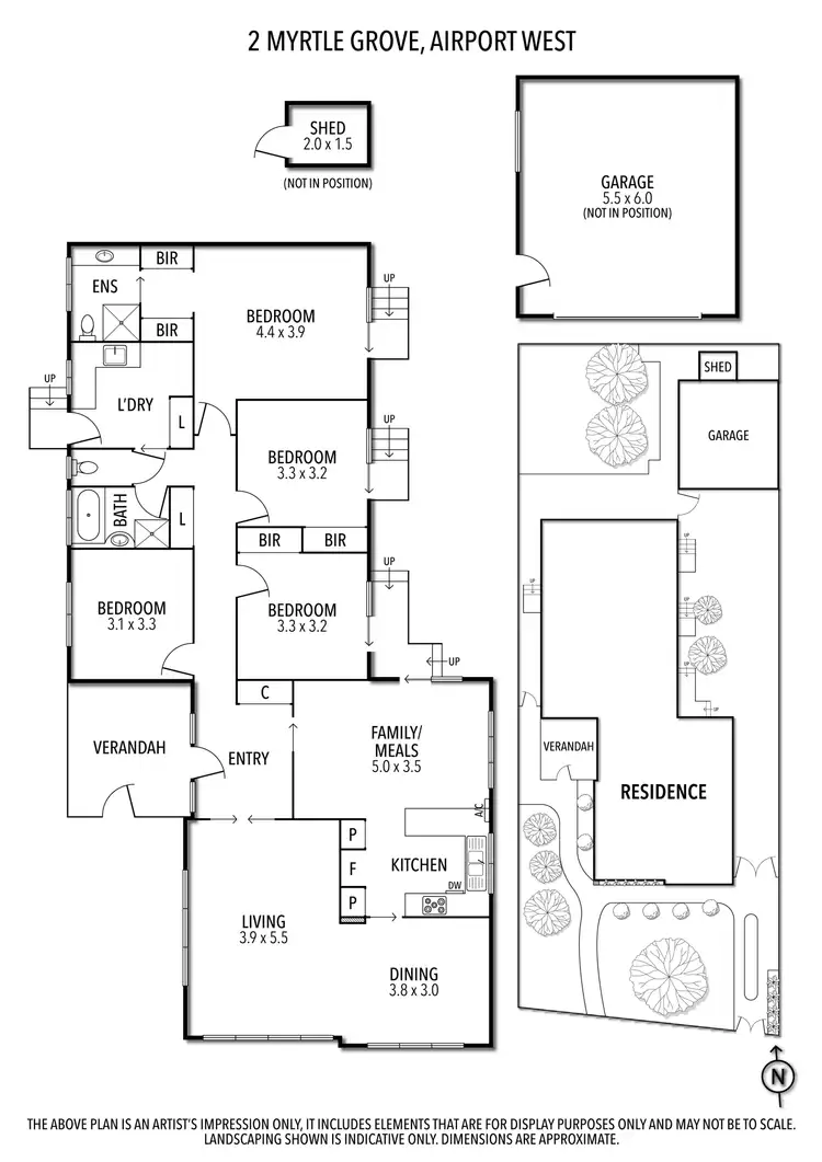 Floorplan of Homely house listing, 2 Myrtle Grove, Airport West VIC 3042