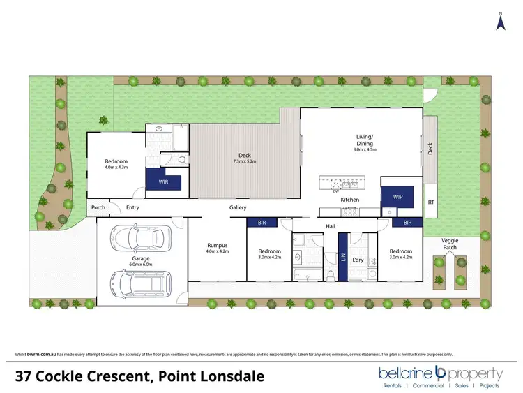 Floorplan of Homely house listing, 37 Cockle Crescent, Point Lonsdale VIC 3225