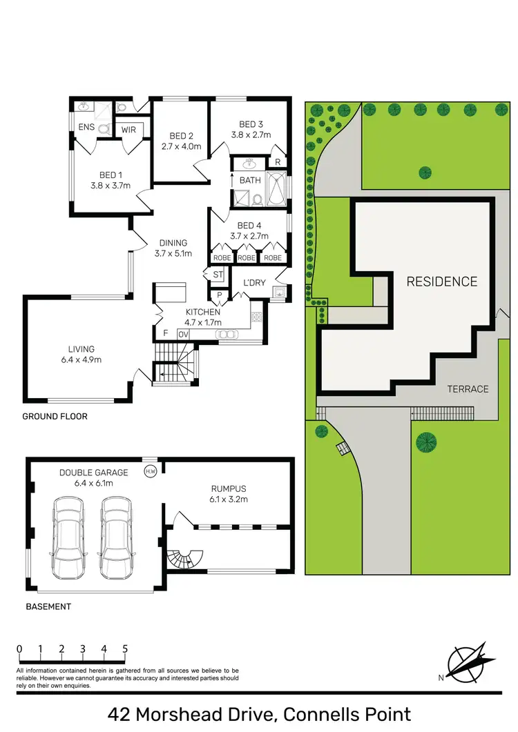 Floorplan of Homely house listing, 42 Morshead Drive, Connells Point NSW 2221