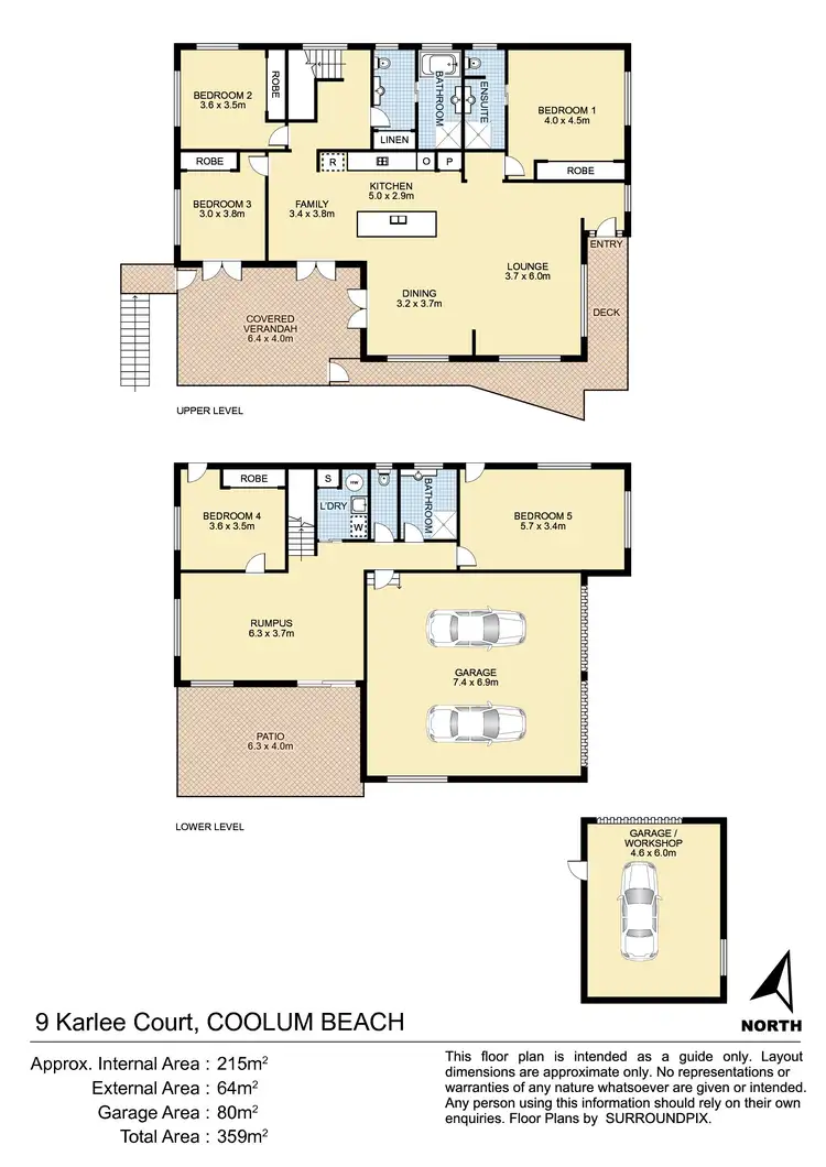 Floorplan of Homely house listing, 9 Karlee Ct, Coolum Beach QLD 4573