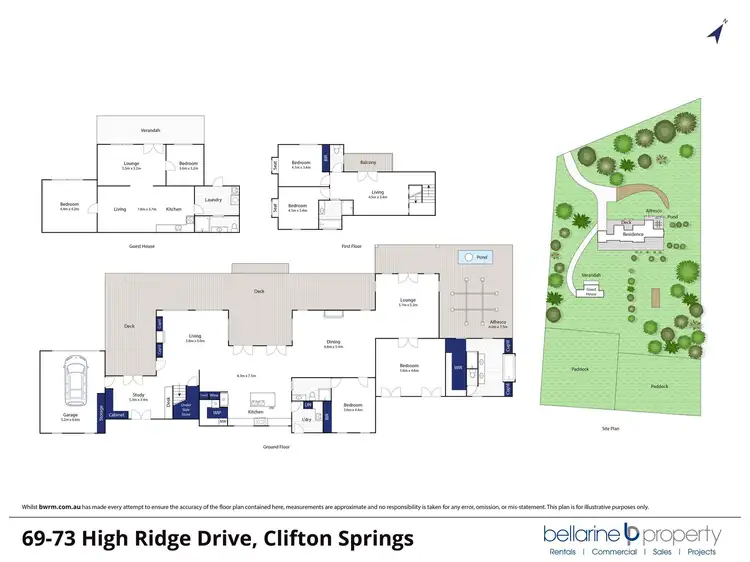 Floorplan of Homely rural property listing, 69-73 High Ridge Drive, Clifton Springs VIC 3222