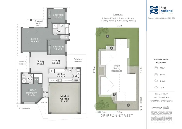Floorplan of Homely house listing, 11 Griffon Street, Merrimac QLD 4226