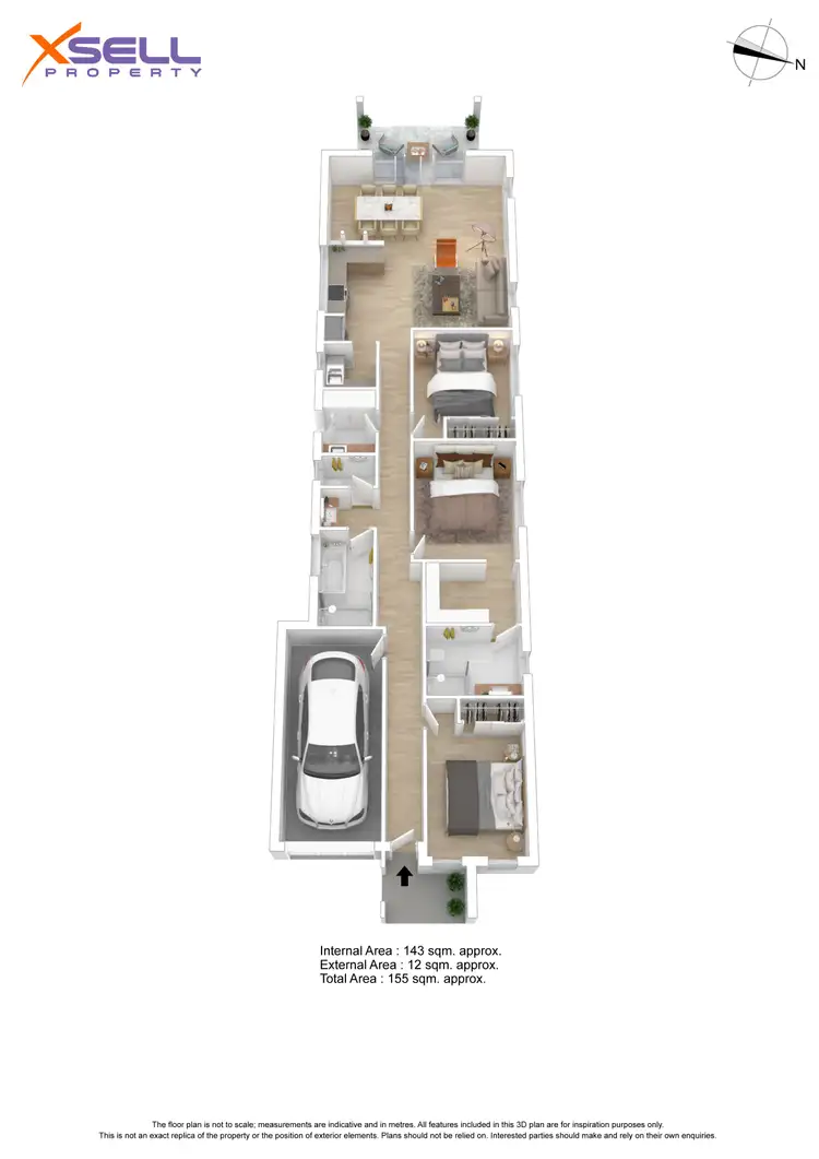 Floorplan of Homely house listing, 29B Eyre Crescent, Valley View SA 5093