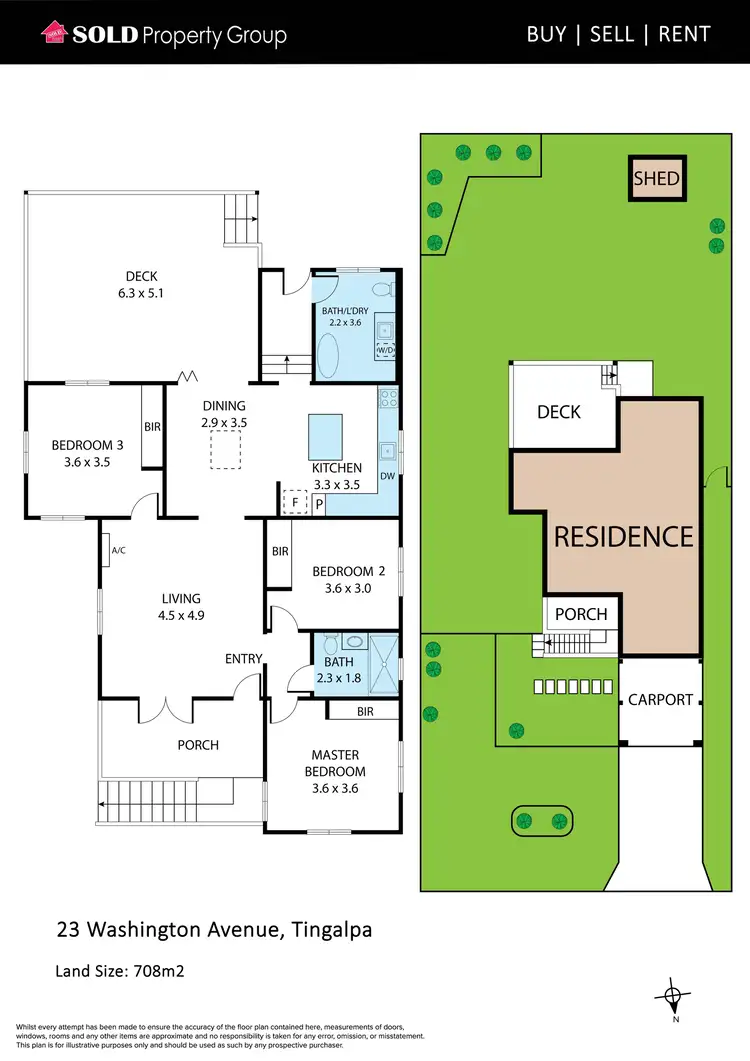 Floorplan of Homely house listing, 23 Washington Avenue, Tingalpa QLD 4173