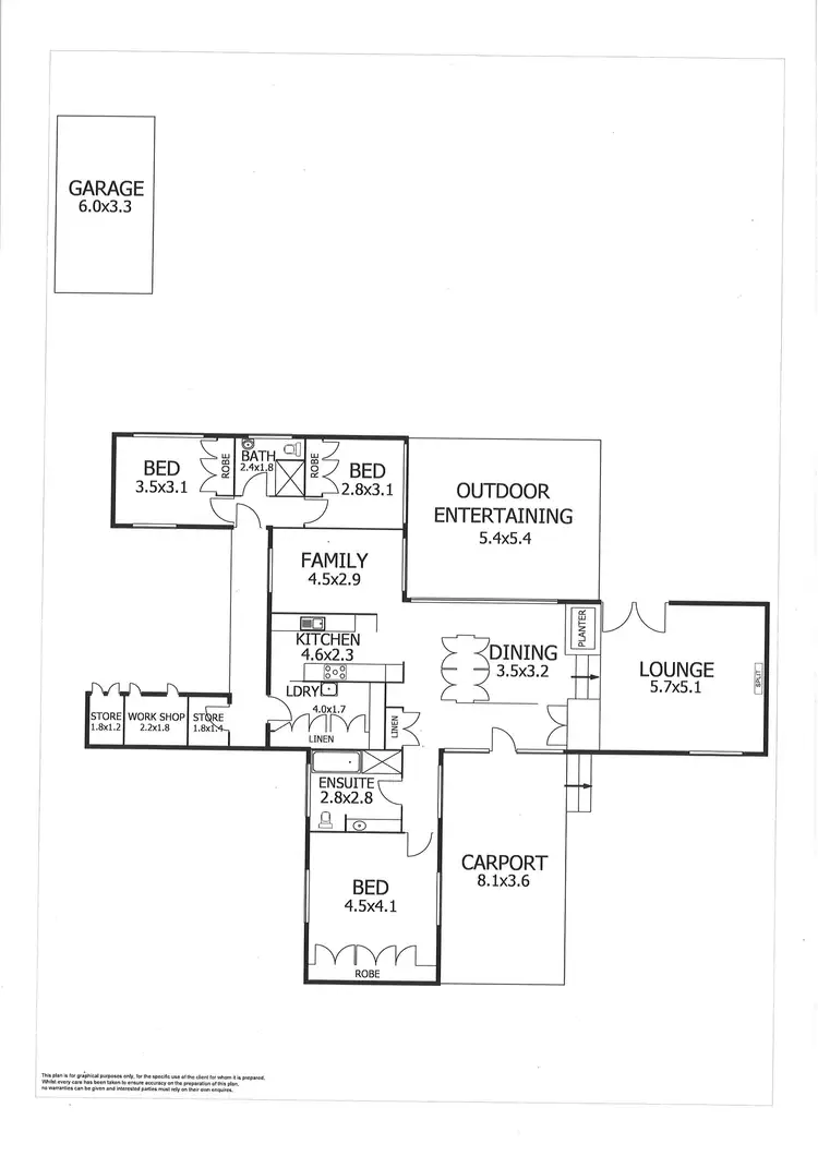 Floorplan of Homely house listing, 46 Verdun Road, Murray Bridge SA 5253