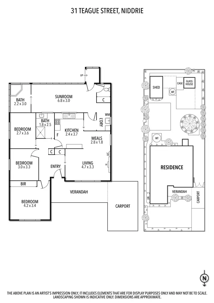 Floorplan of Homely house listing, 31 Teague Street, Niddrie VIC 3042